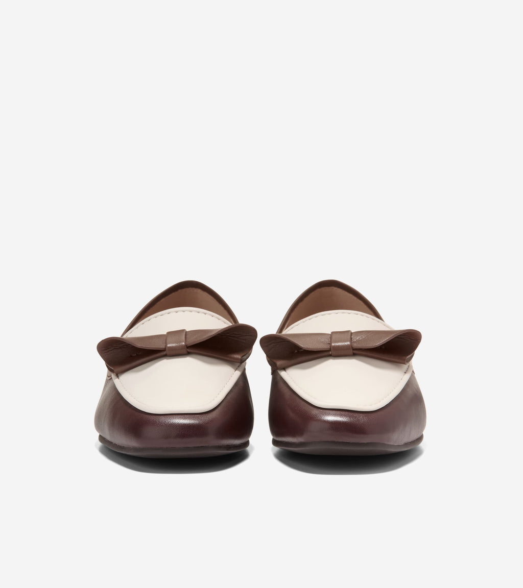 Women's Payson Soft Bow Loafers-Bloodstone-Fondue Fudge-Ivory