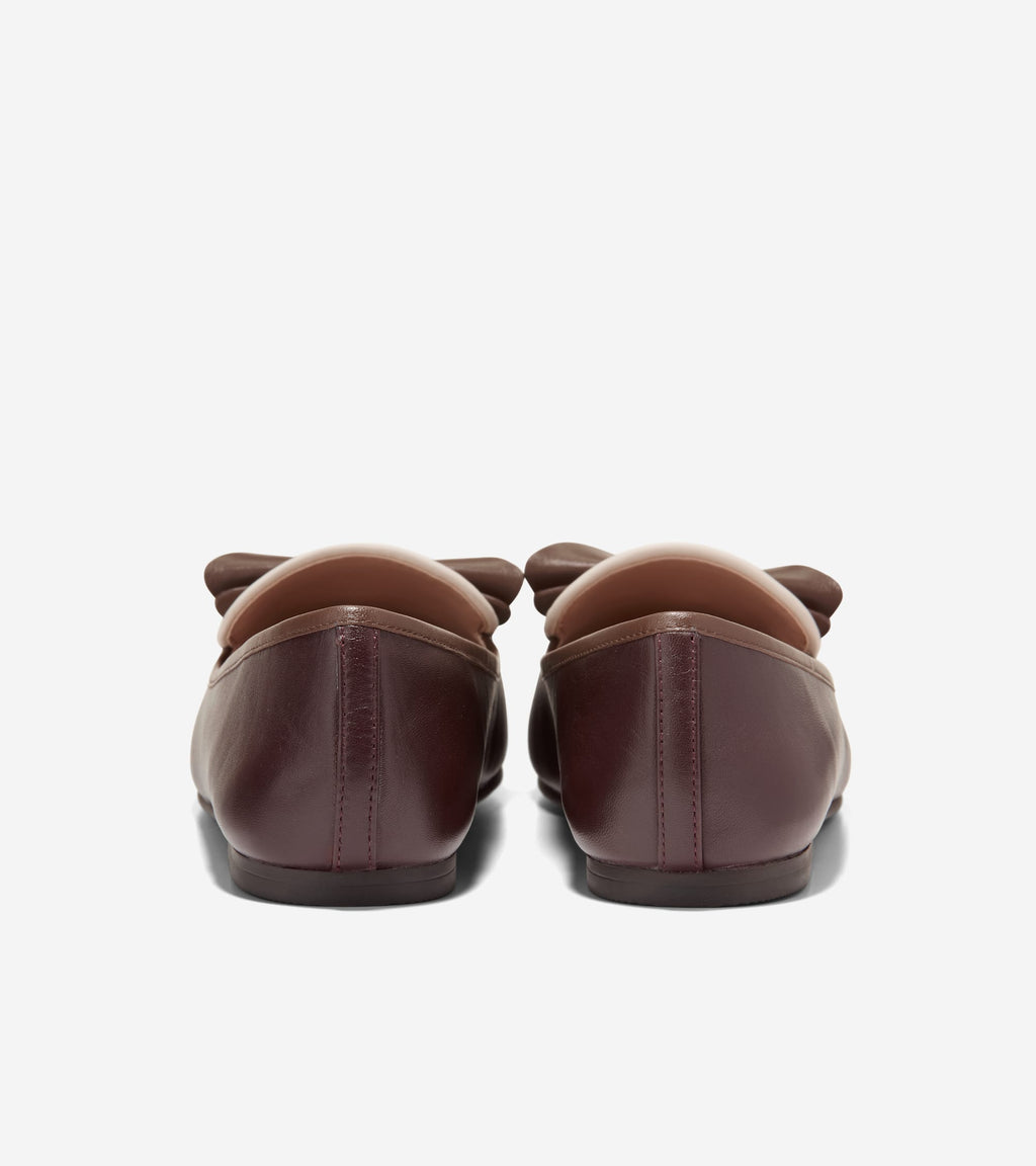 Women's Payson Soft Bow Loafers-Bloodstone-Fondue Fudge-Ivory