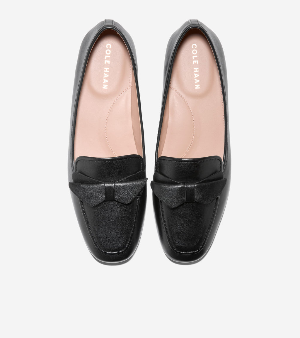Women's Payson Soft Bow Loafers-Black