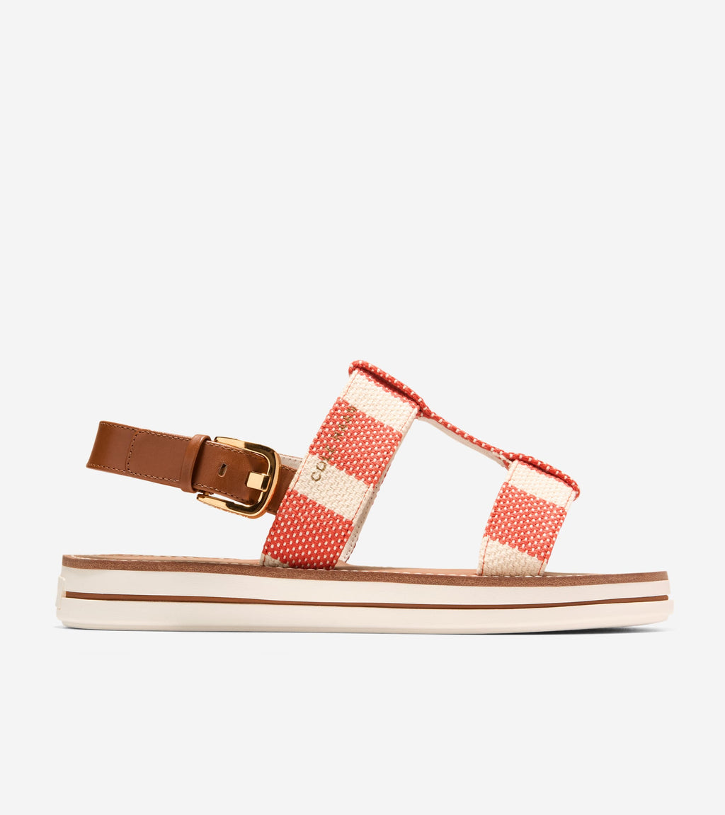 Women's Pinch Long-Weekender Sandals-Summer Fig Stripe-British Tan
