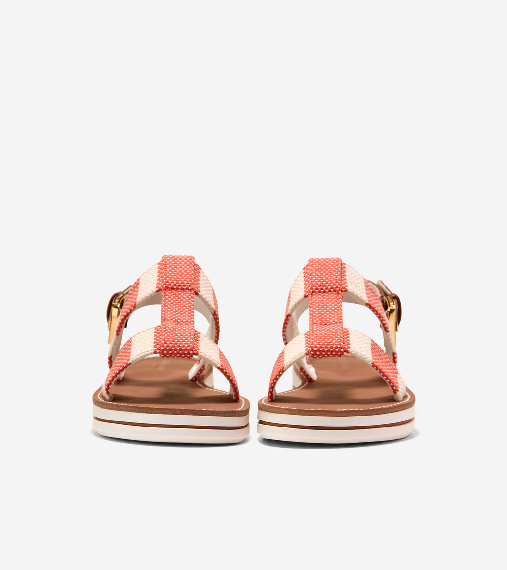 Women's Pinch Long-Weekender Sandals-Summer Fig Stripe-British Tan