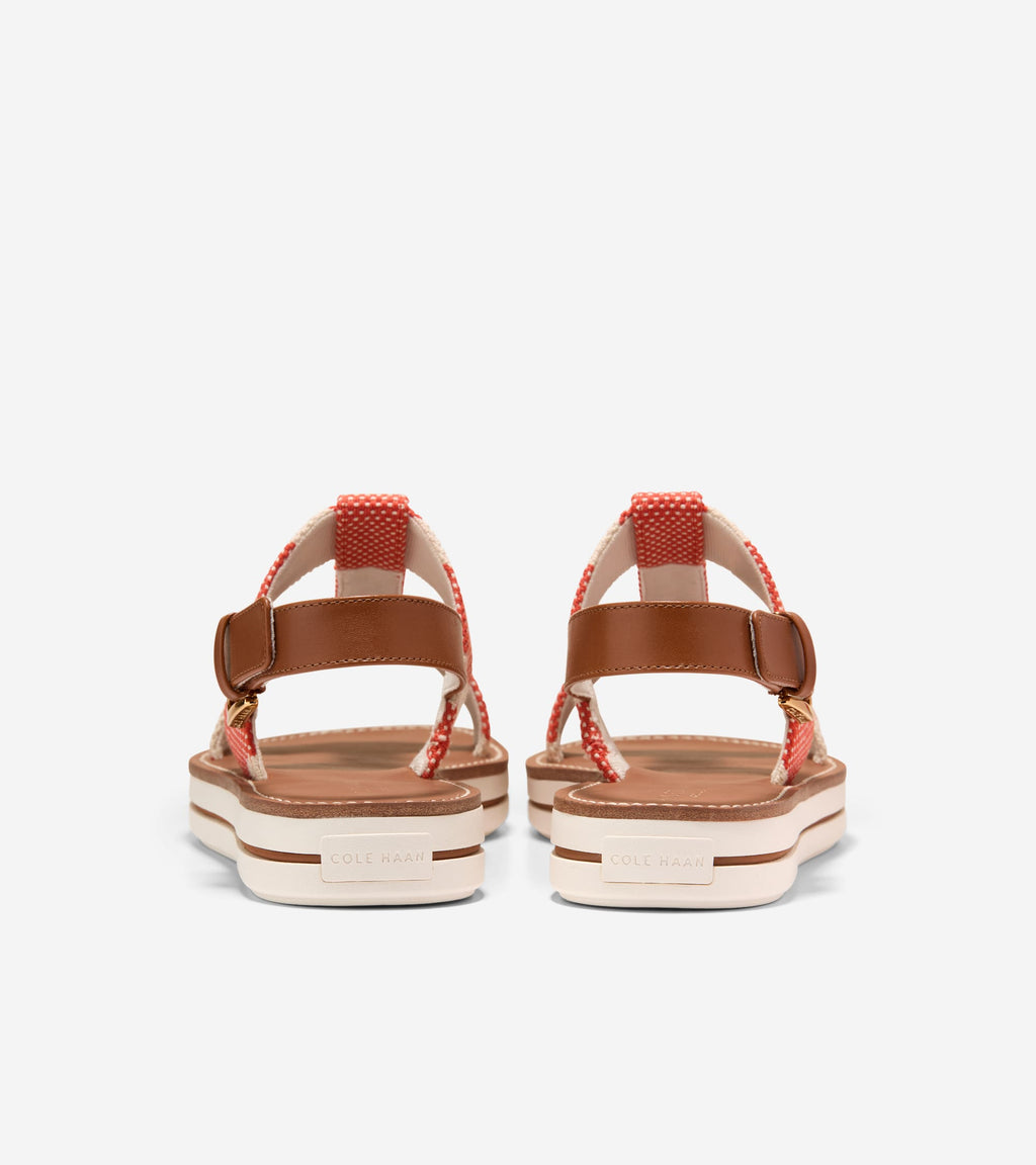 Women's Pinch Long-Weekender Sandals-Summer Fig Stripe-British Tan