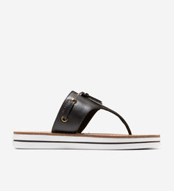 Women's Pinch Long-Weekender Thong Sandals-Black