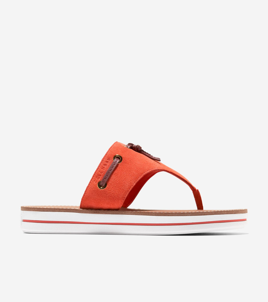 Women's Pinch Long-Weekender Thong Sandals-Summer Fig-Mahogany
