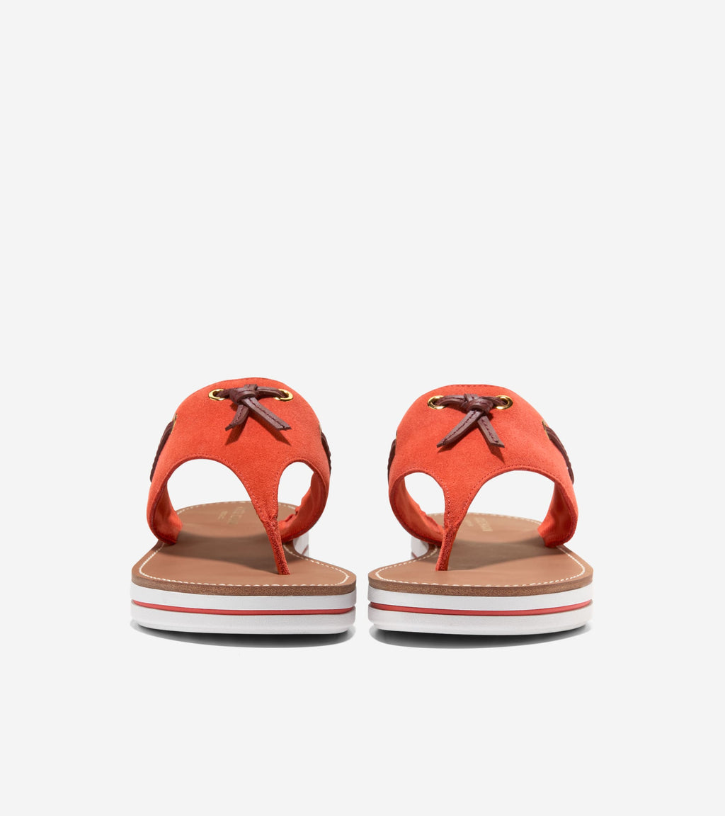 Women's Pinch Long-Weekender Thong Sandals-Summer Fig-Mahogany