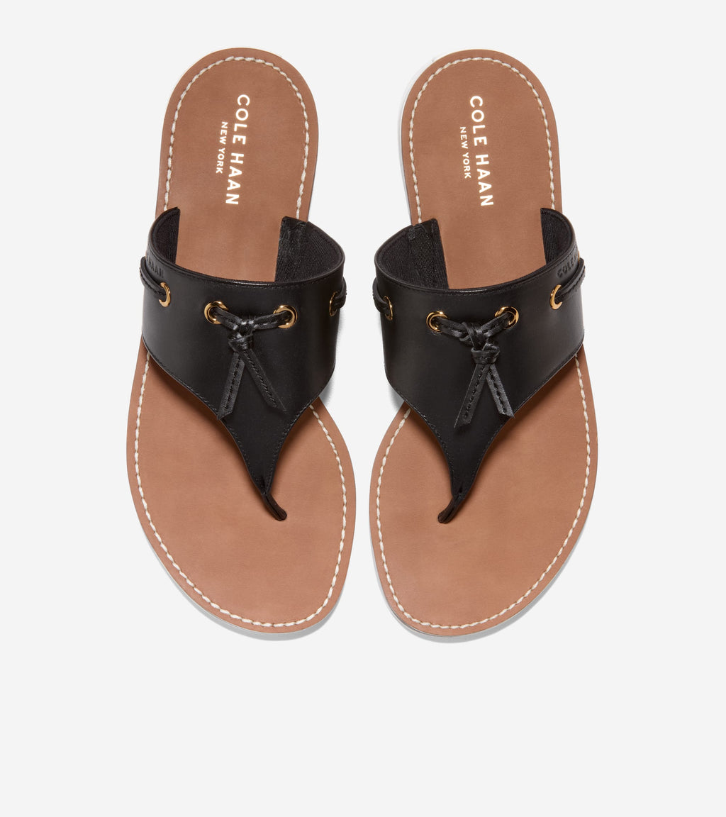 Women's Pinch Long-Weekender Thong Sandals-Black