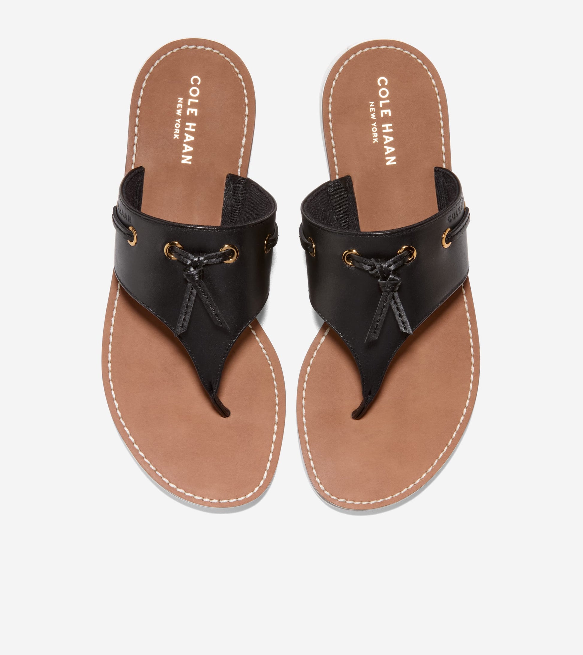 Women's Pinch Long-Weekender Thong Sandals-Black