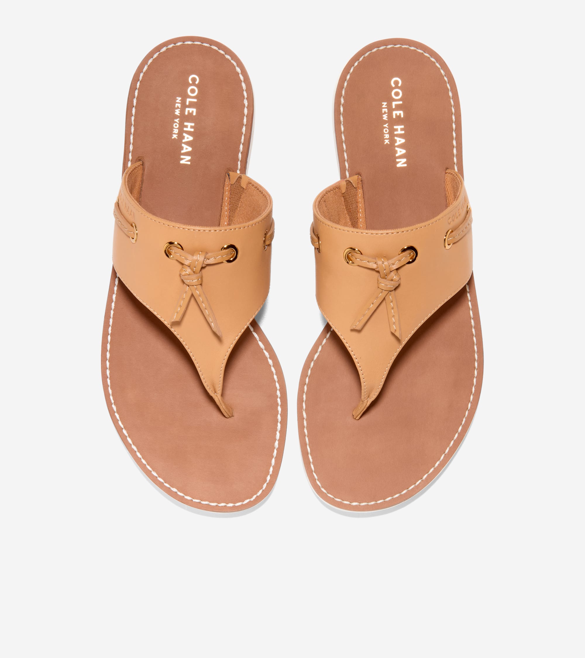 Women's Pinch Long-Weekender Thong Sandals in Brown | Cole Haan