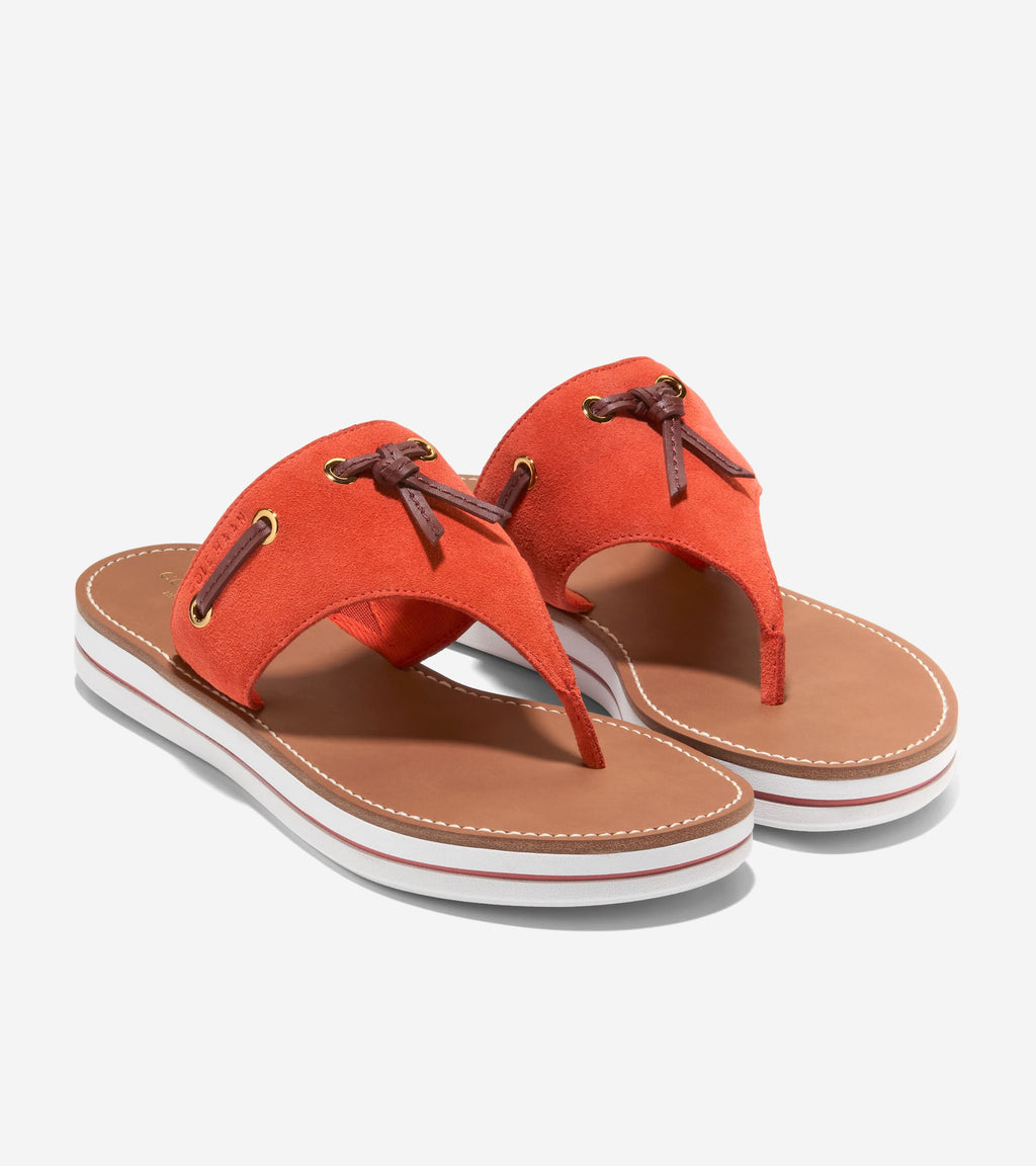 Women's Pinch Long-Weekender Thong Sandals-Summer Fig-Mahogany