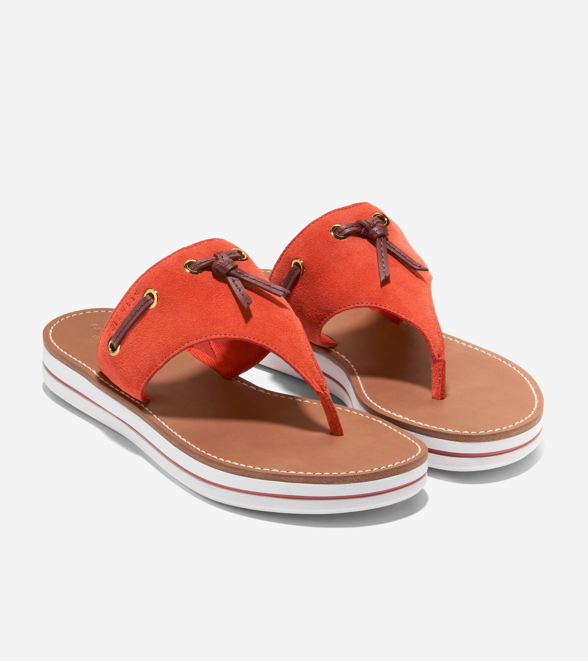 Women's Pinch Long-Weekender Thong Sandals-Summer Fig-Mahogany