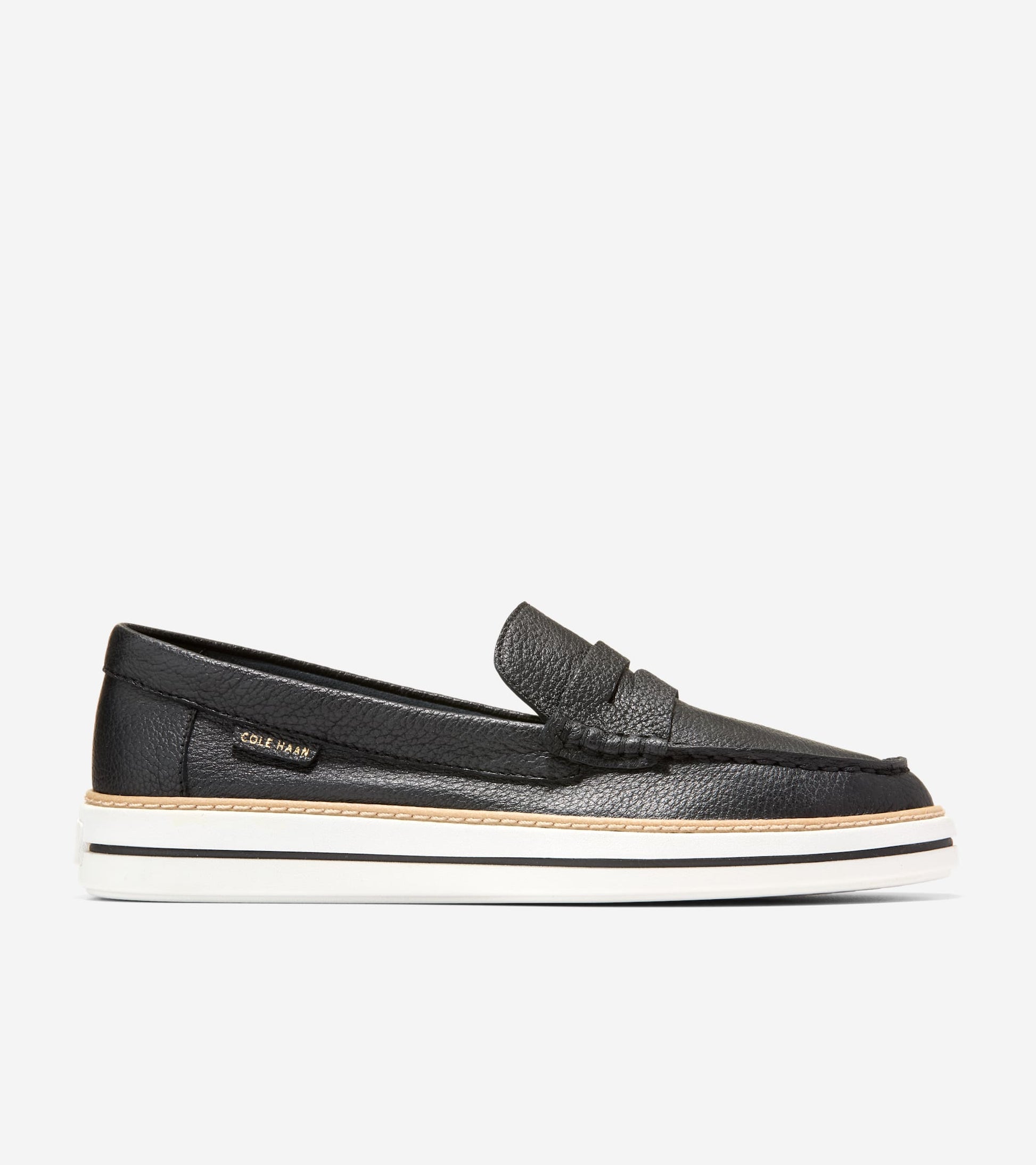 Women's Pinch Long-Weekender Penny Loafers-Black