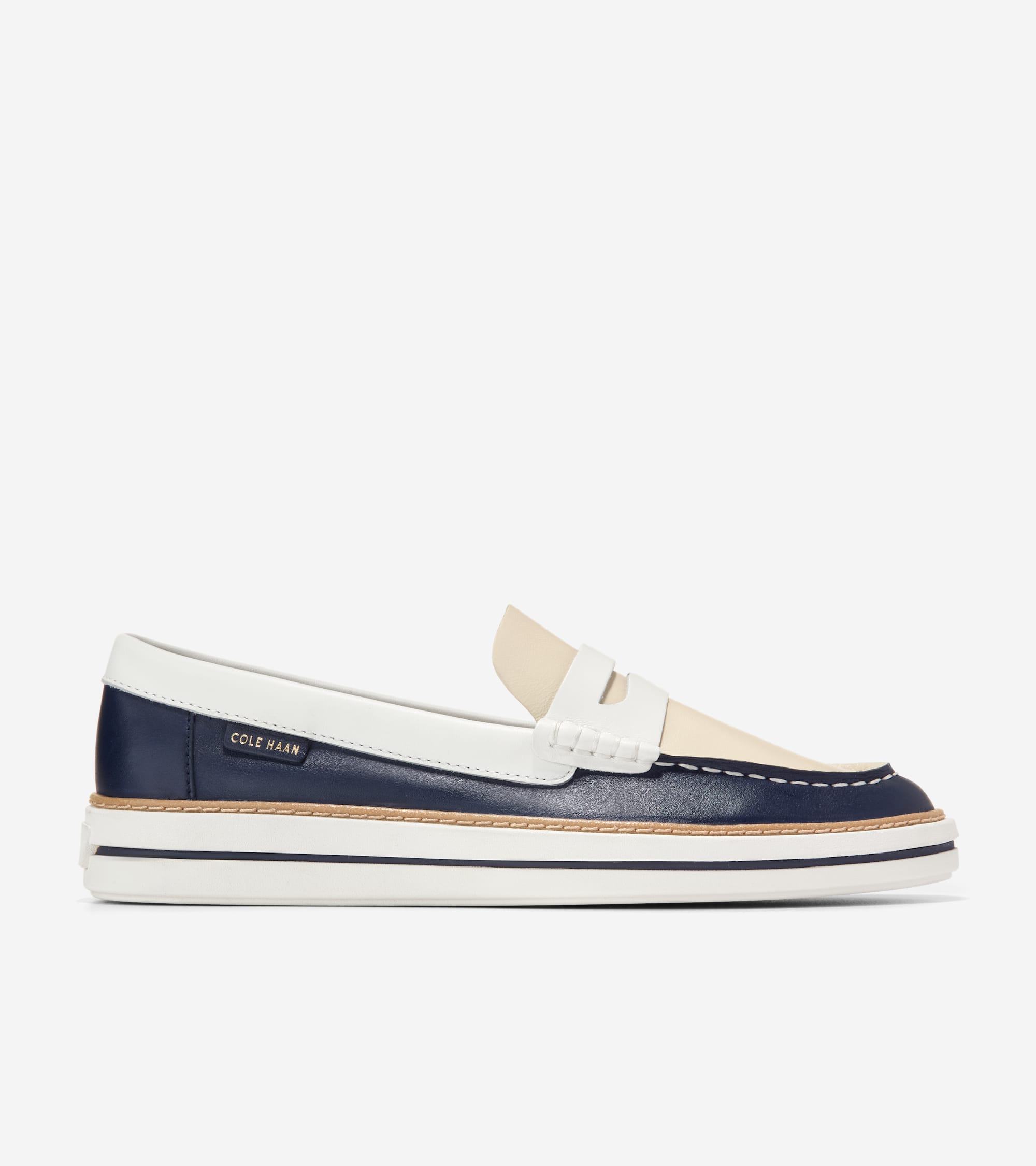 Women's Pinch Long-Weekender Penny Loafers in Blue | Cole Haan