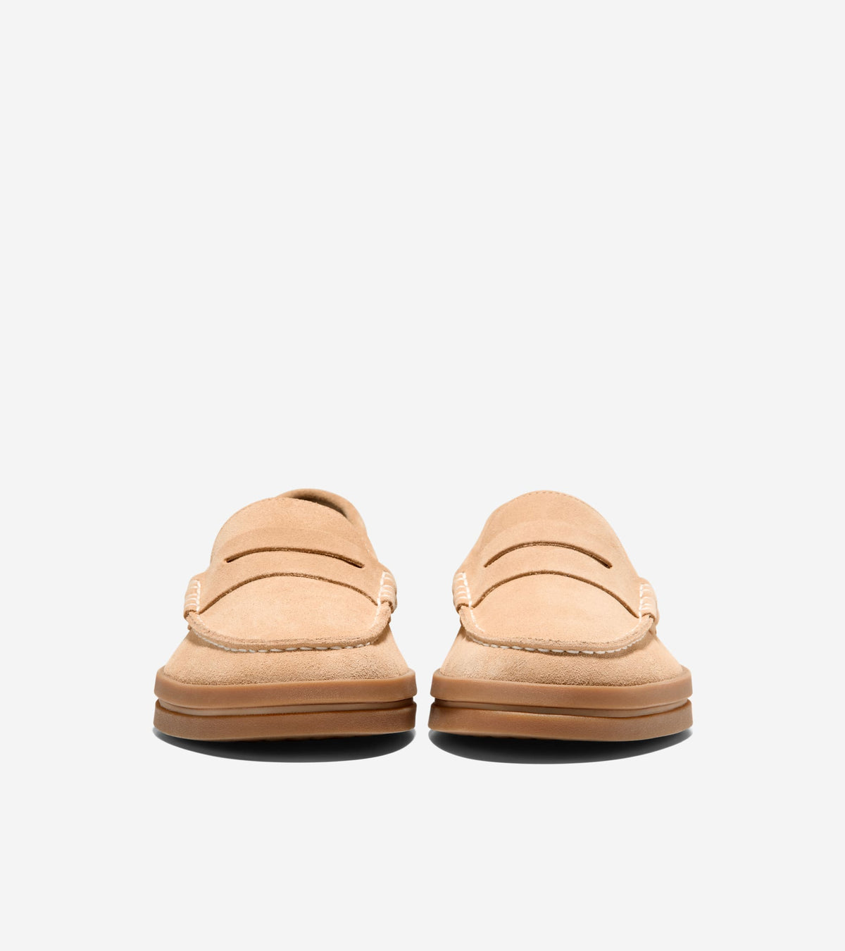 Cole Haan Men\'s Suede Penny Loafers in Light Beige Men main image 4