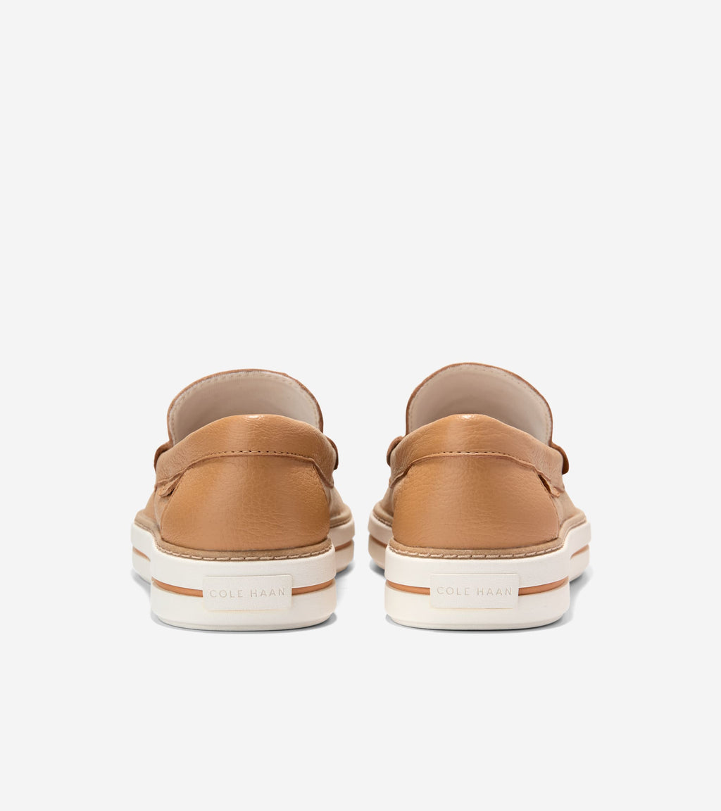 Women's Pinch Long-Weekender Penny Loafers-Biscuit