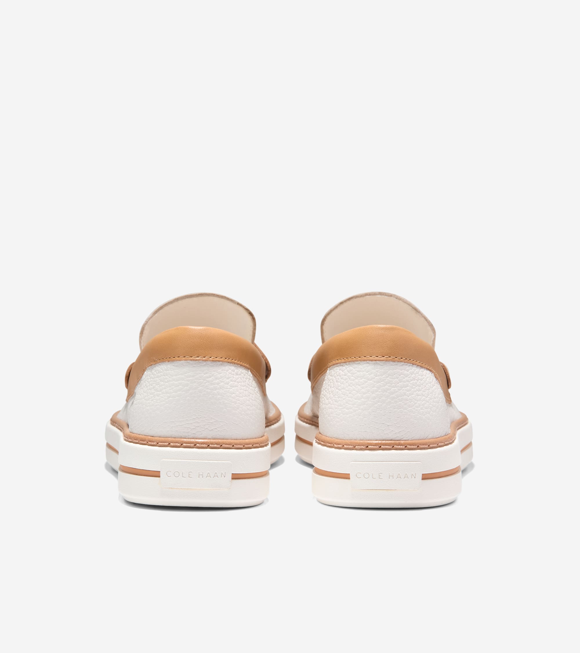 Women's Pinch Long-Weekender Penny Loafers in White | Cole Haan