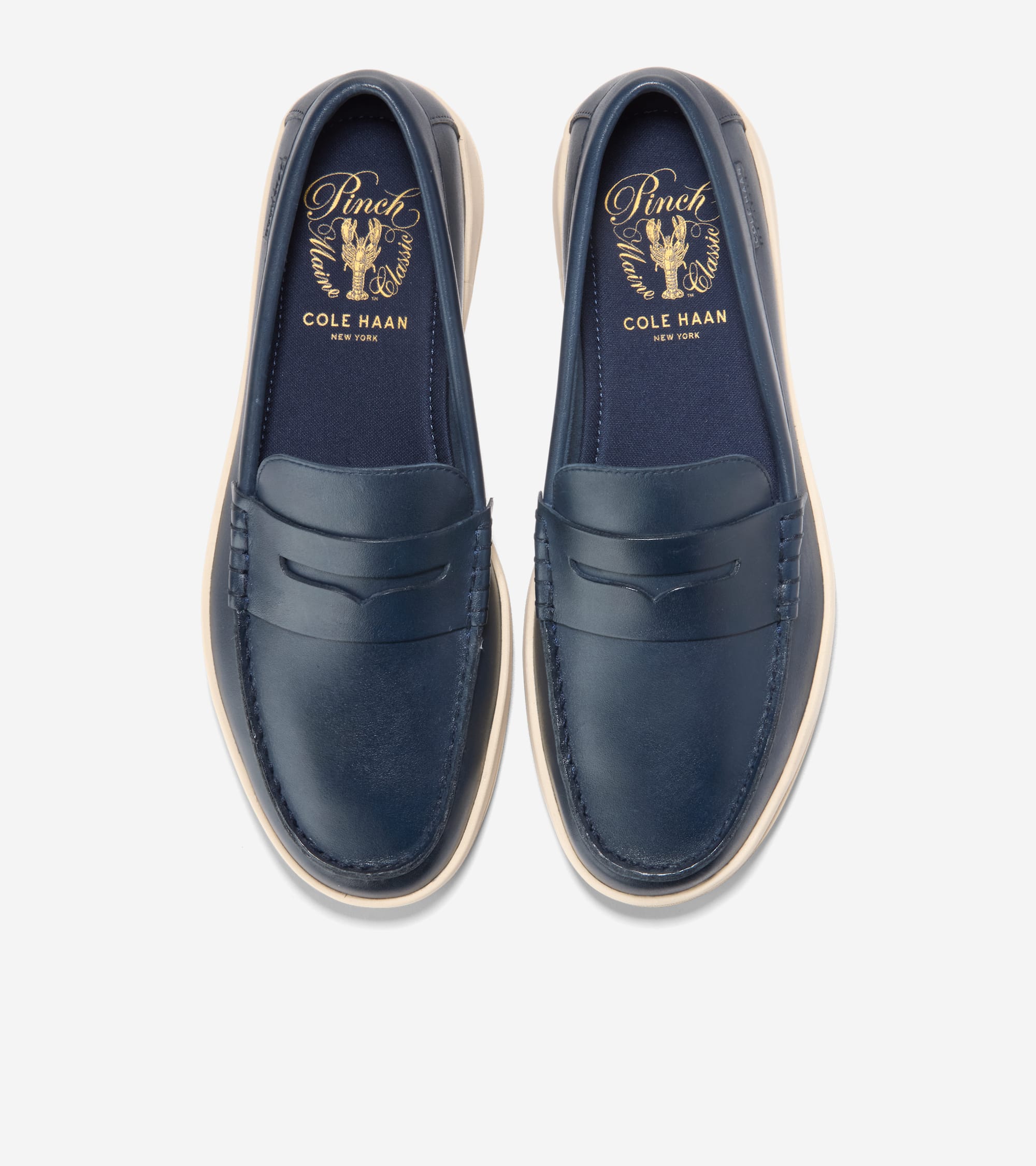 Men's Pinch Long-Weekender Penny Loafers in Blue | Cole Haan