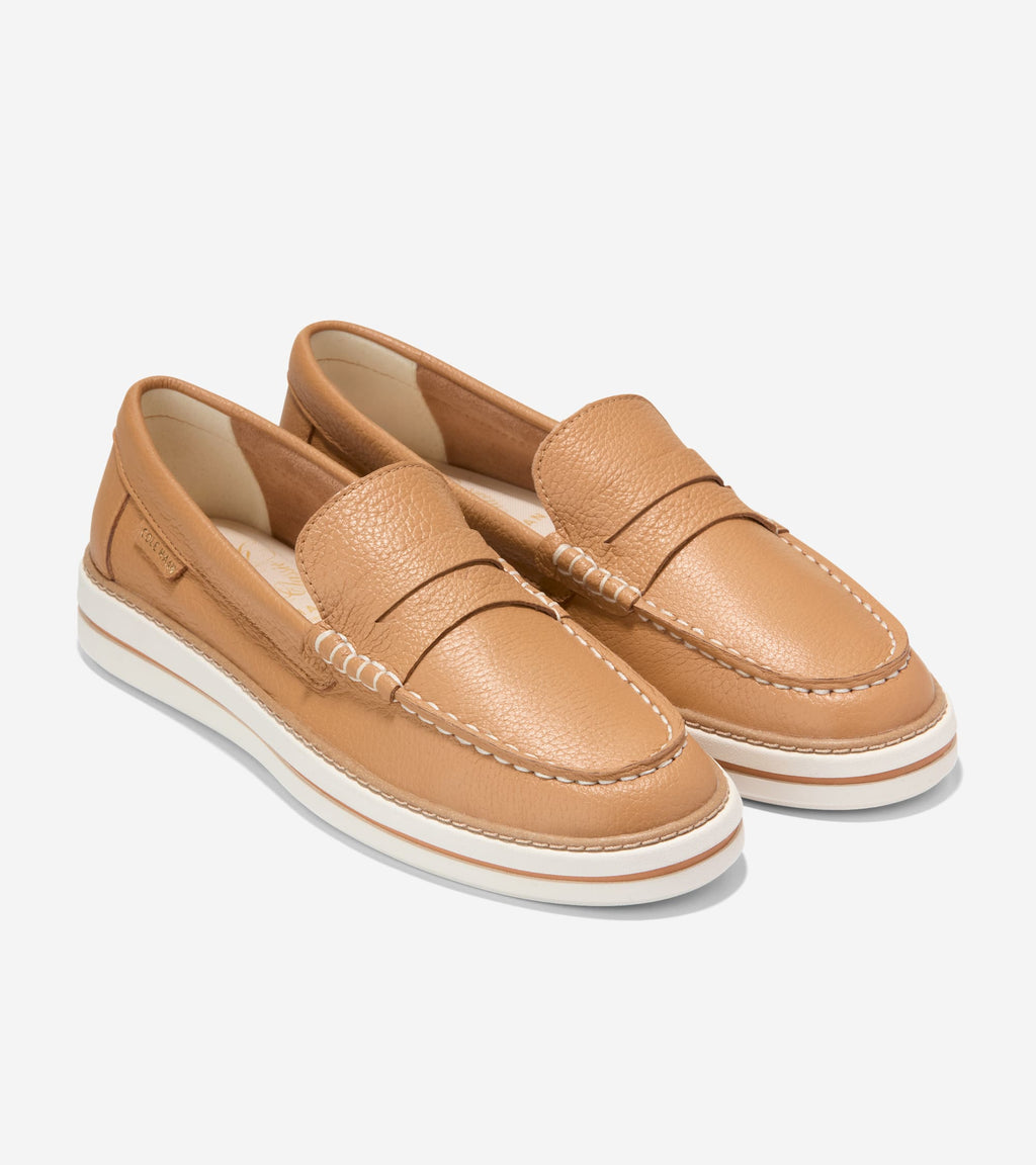 Women's Pinch Long-Weekender Penny Loafers-Biscuit