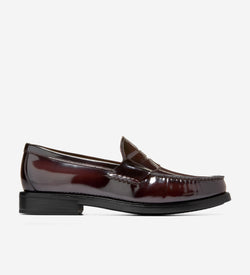 Men's Pinch Penny Flexcraft Loafers-Burgundy Brush Off-Black