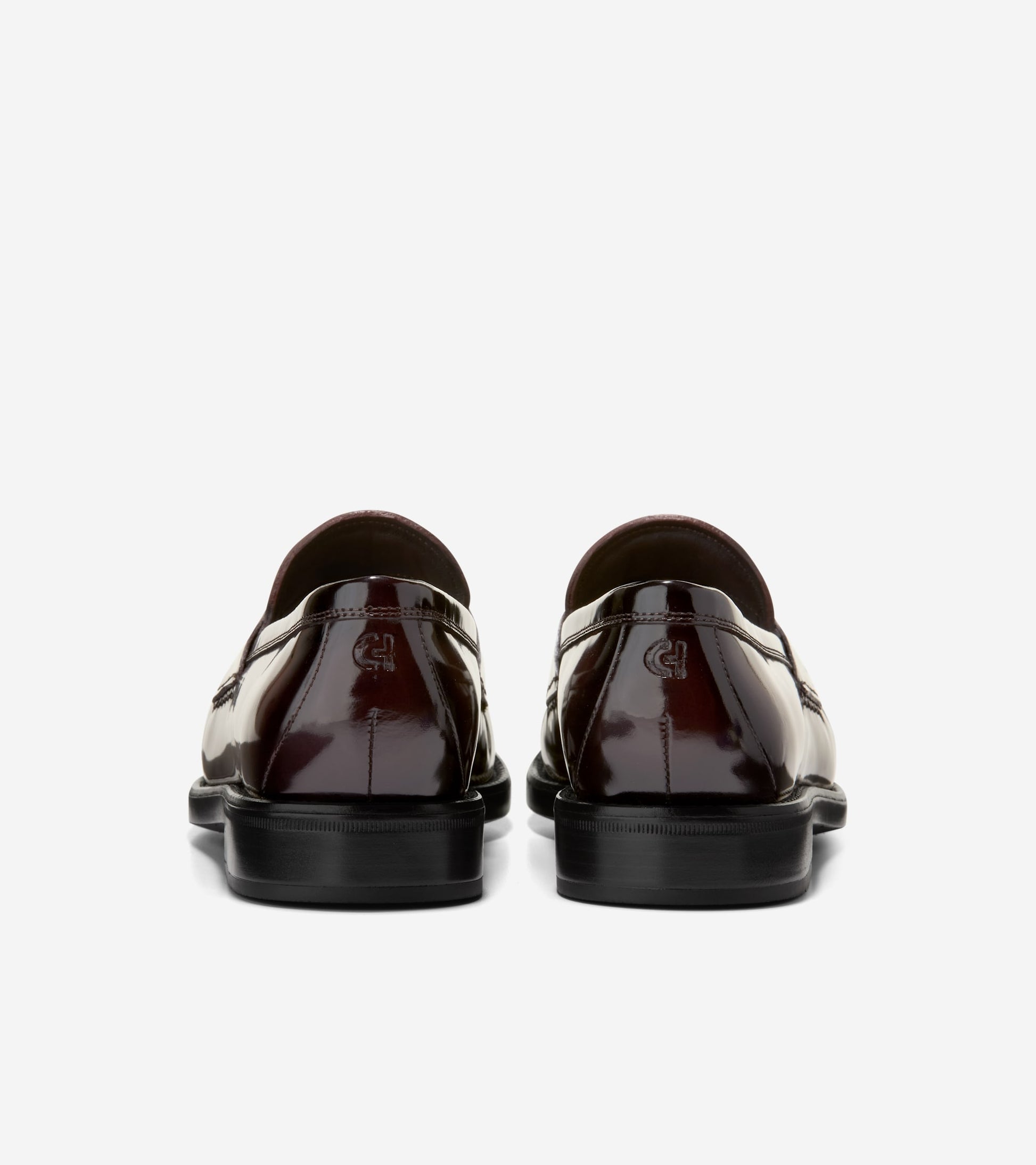 Men's Pinch Penny Flexcraft Loafers-Burgundy Brush Off-Black