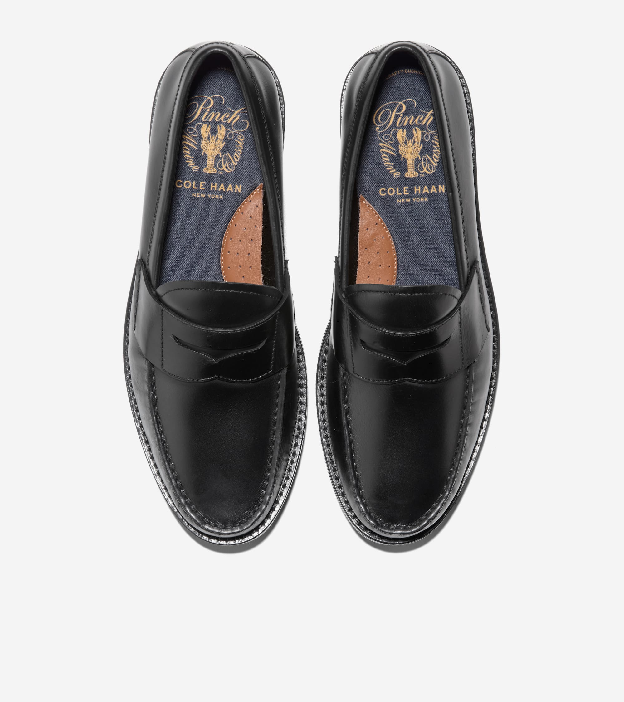 Men's Pinch Penny Flexcraft Loafers in Black | Cole Haan