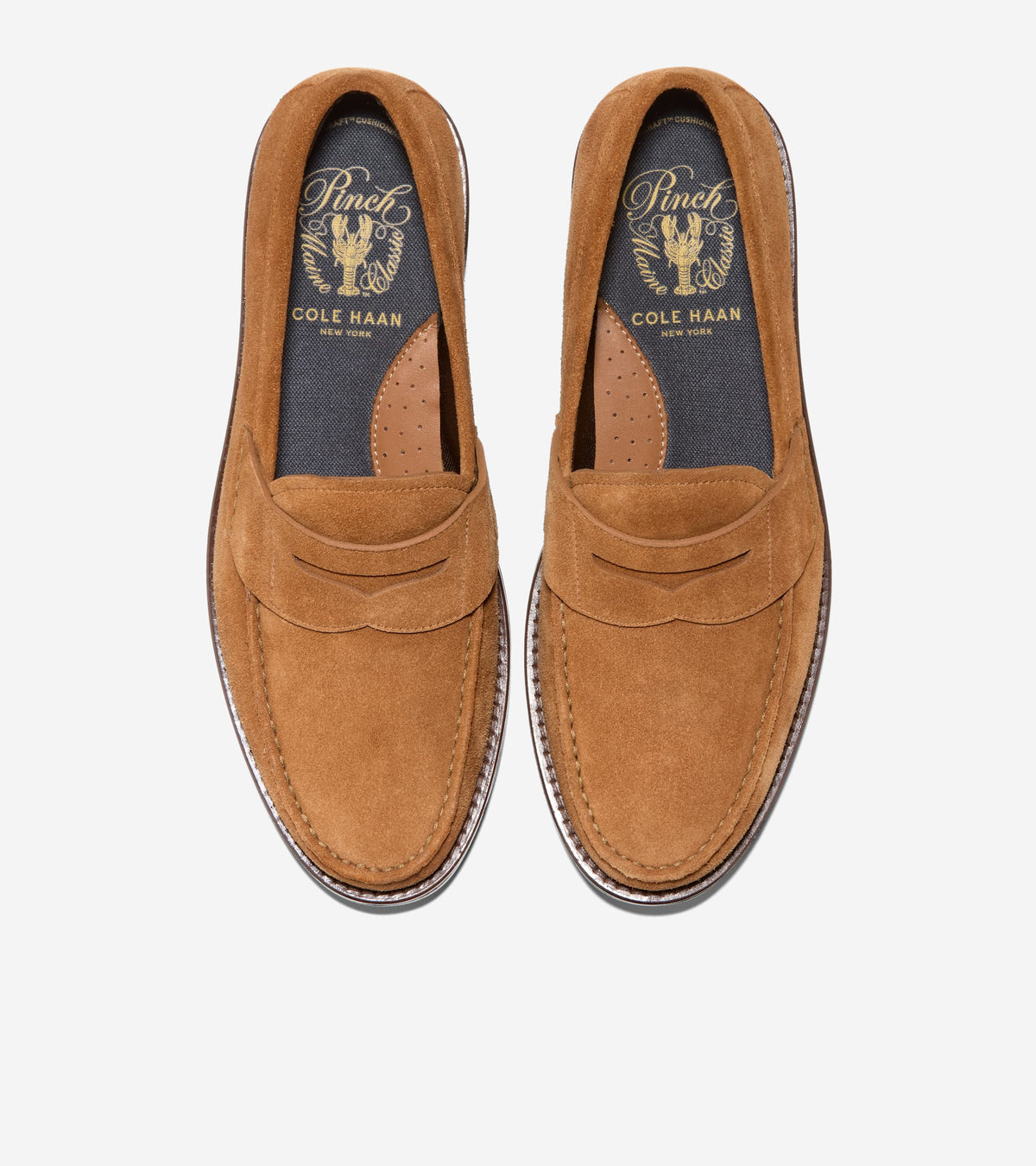 Men's Pinch Penny Flexcraft Loafers-Tobacco Dark Brown