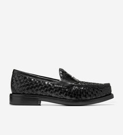 Men's Pinch Penny Woven Flexcraft Loafers-Black