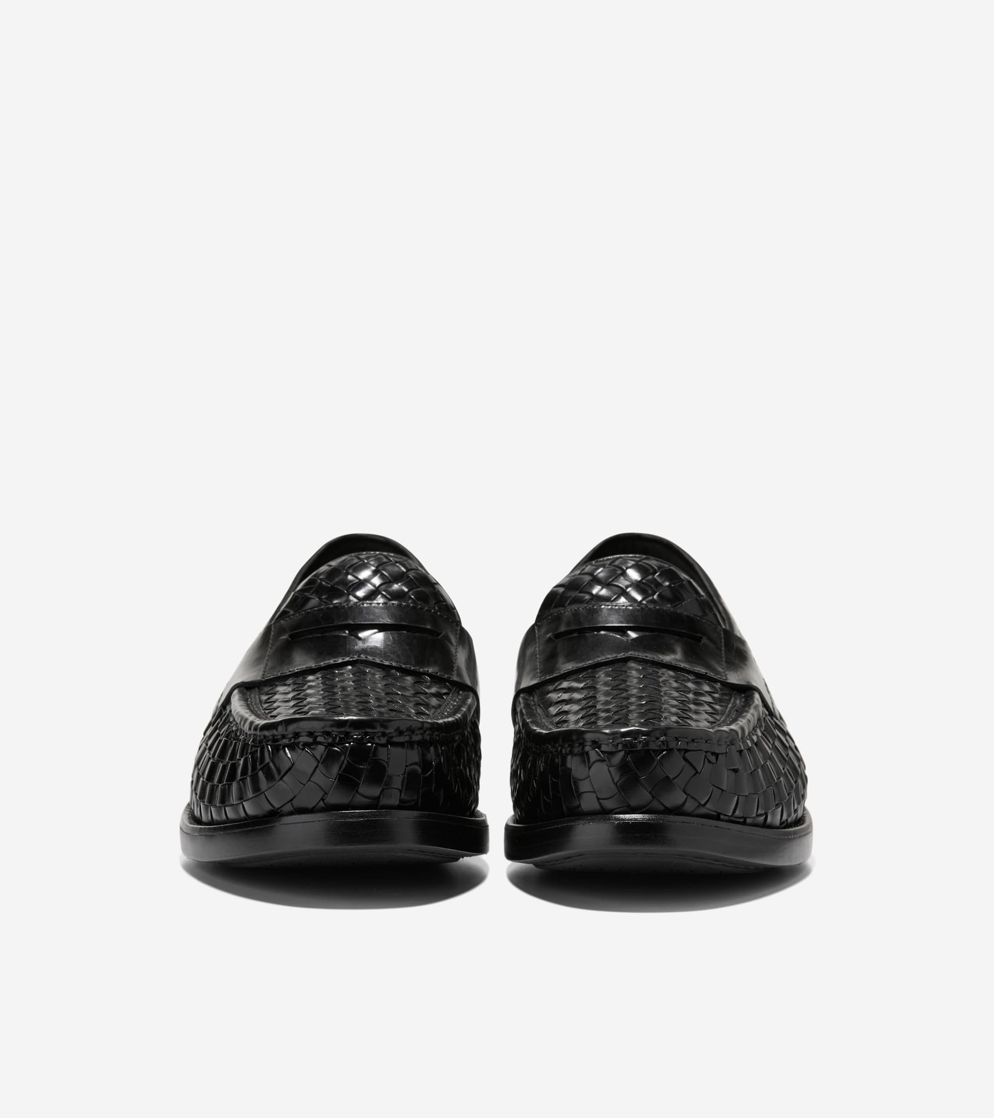 Men's Pinch Penny Woven Flexcraft Loafers-Black