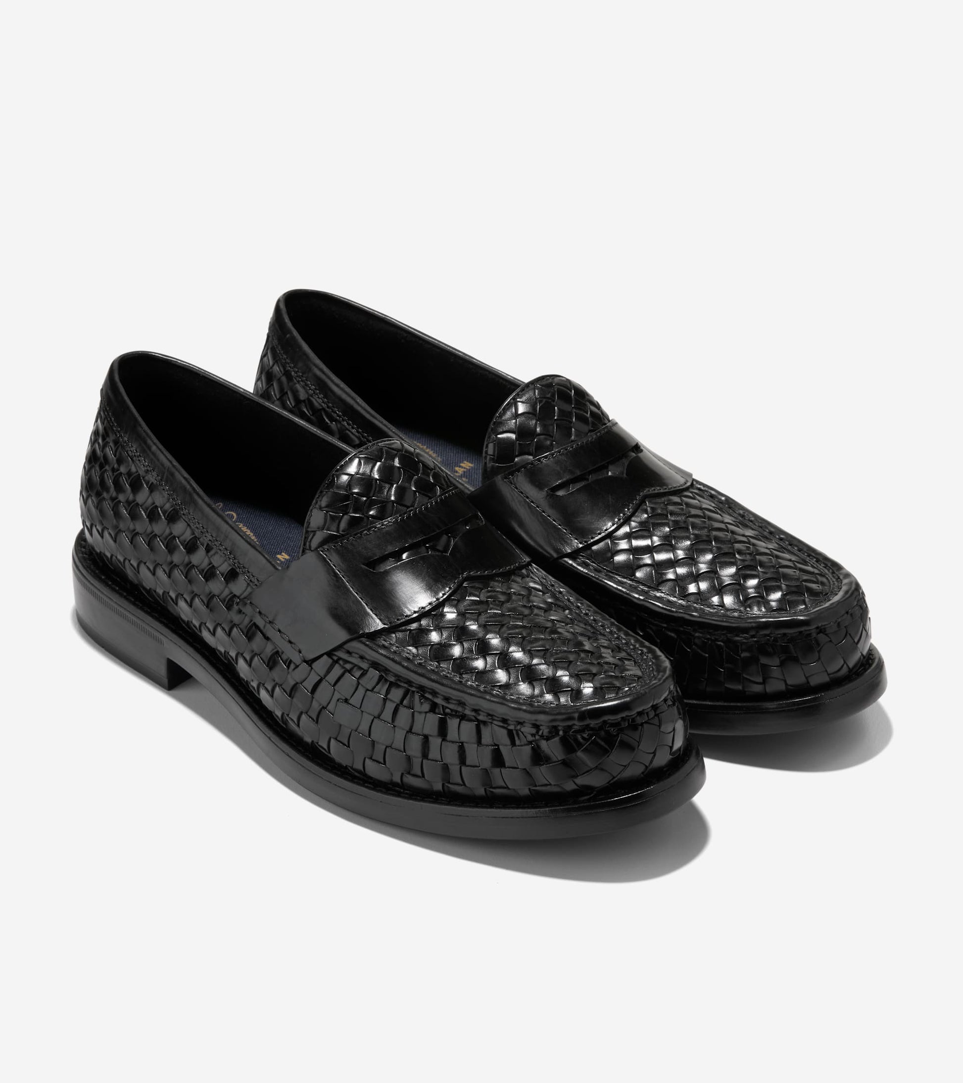 Men's Pinch Penny Woven Flexcraft Loafers-Black