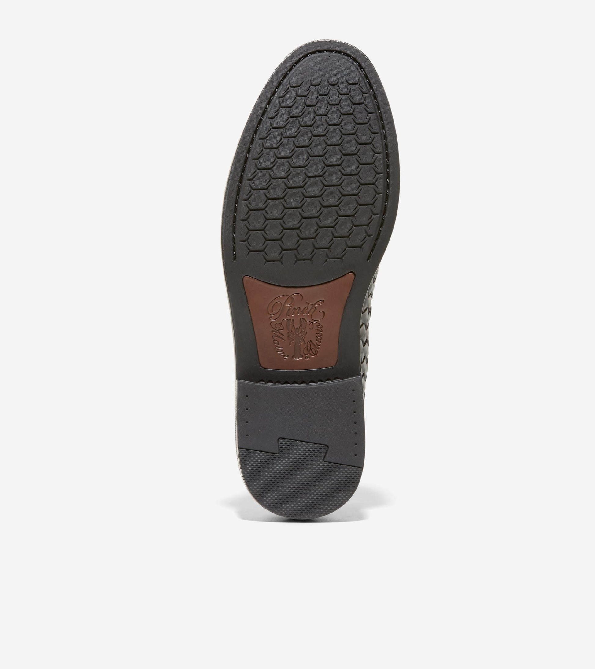 Men's Pinch Penny Woven Flexcraft Loafers-Dark Chocolate-Black