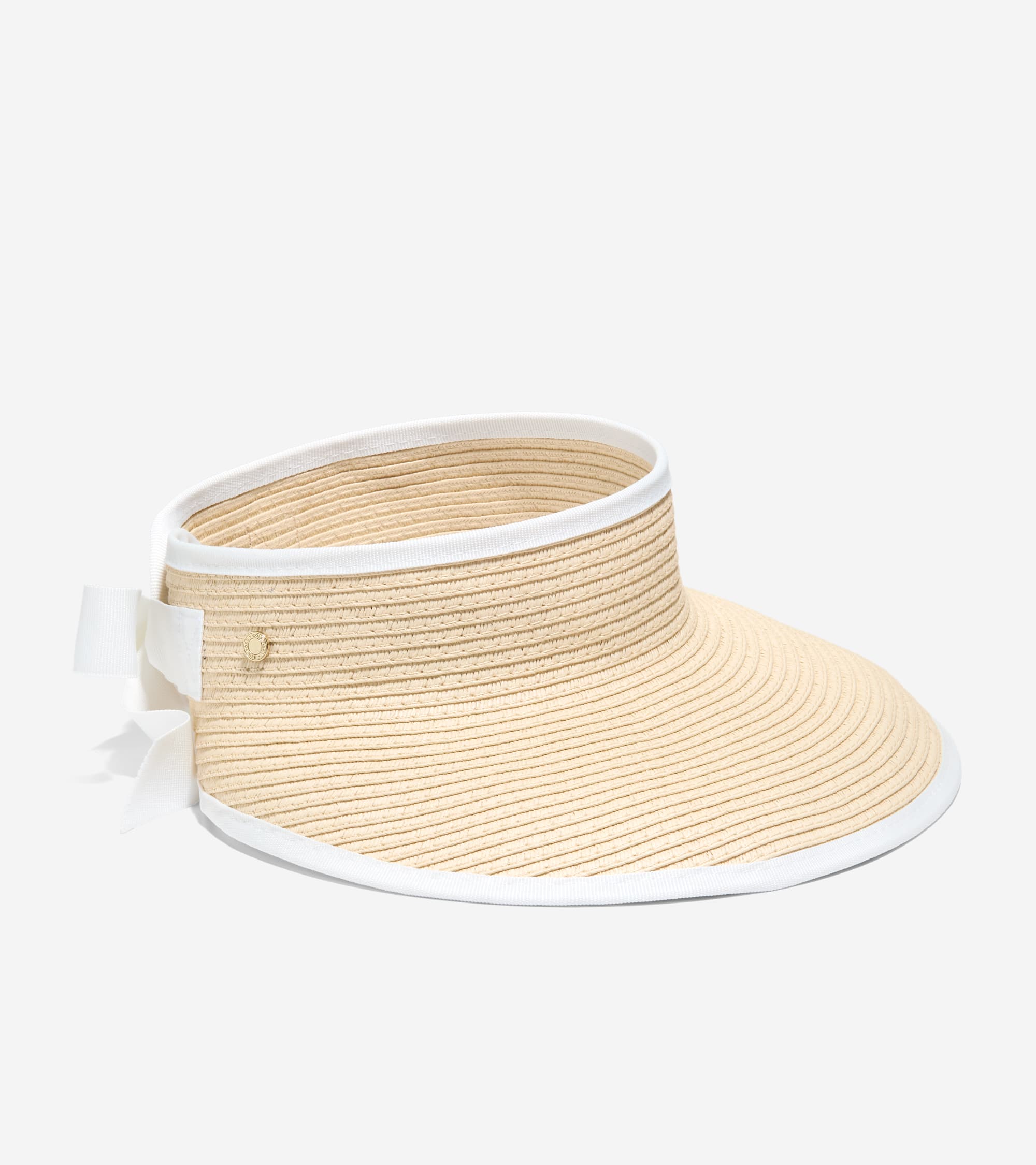 Women's Packable Straw Visor in Beige | Cole Haan