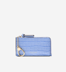 Women's Rachel Card Case-Hydrangea Croco Print