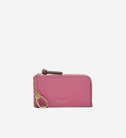 Women's Rachel Card Case-Rose Wine-Fudge-Golden Honey