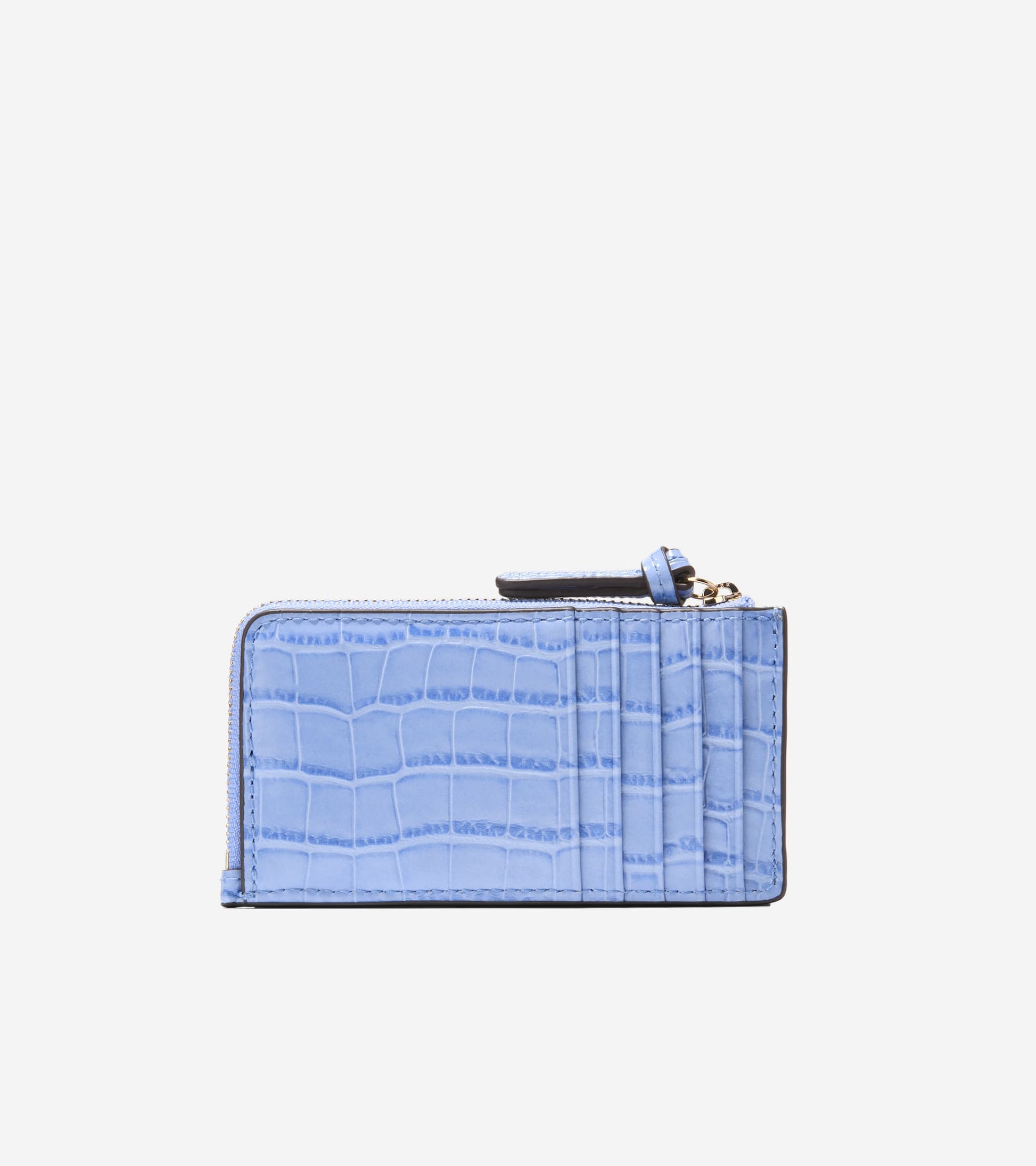 Women's Rachel Card Case-Hydrangea Croco Print