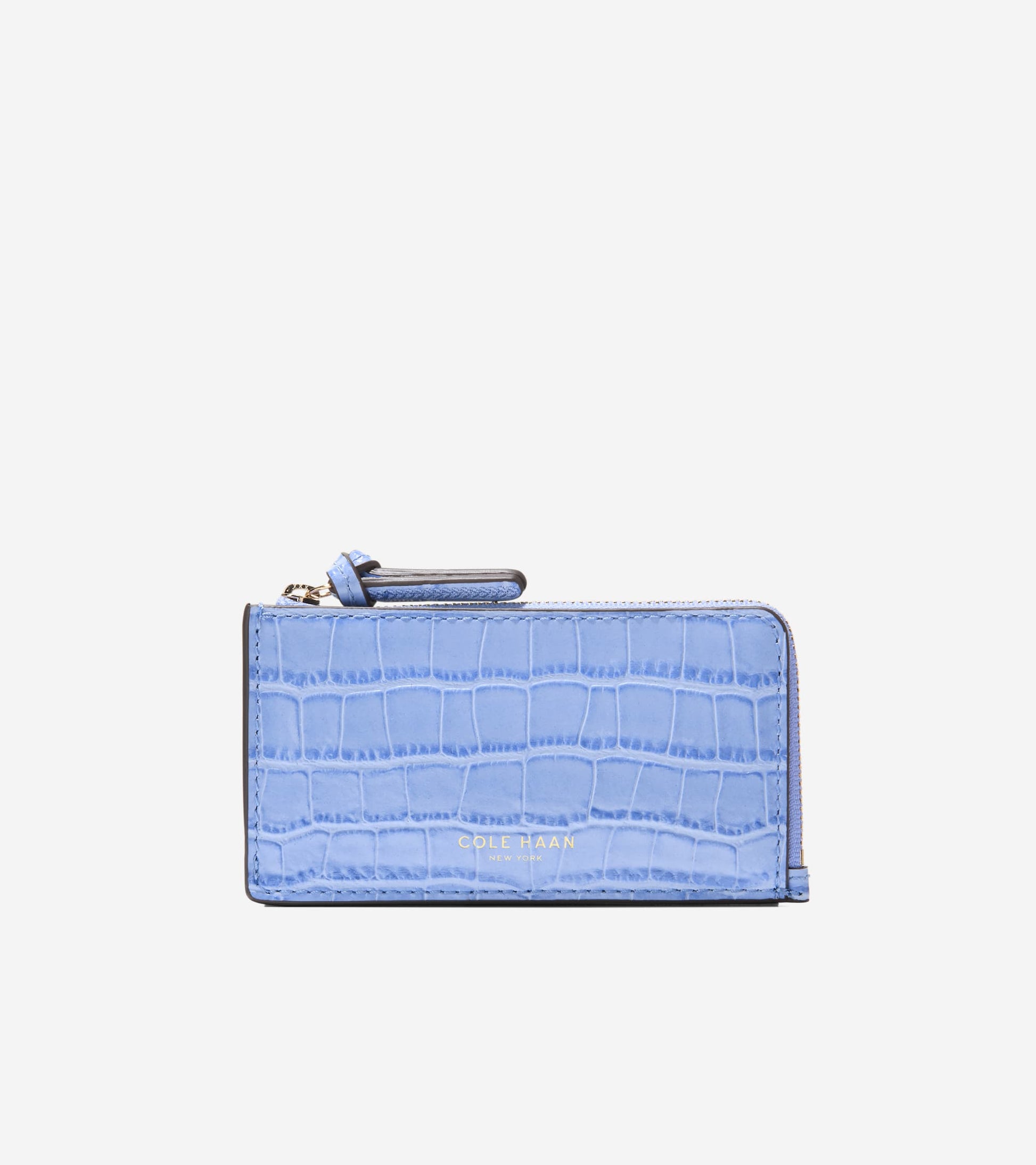 Women's Rachel Card Case-Hydrangea Croco Print