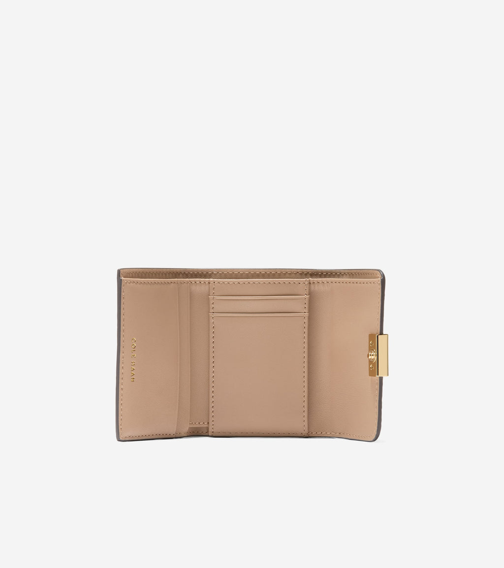 Women's Rachel Compact Wallet-Irish Coffee