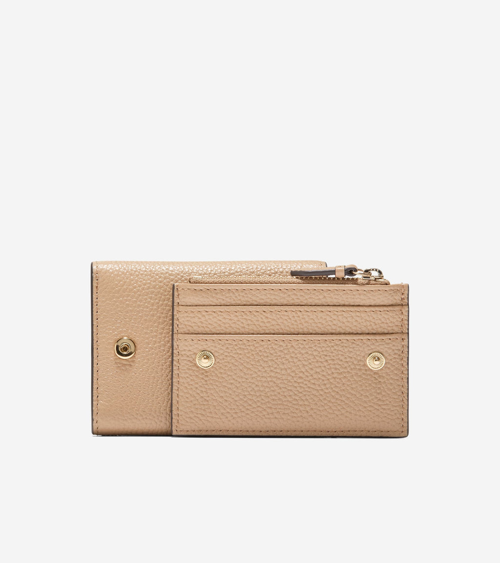 Women's Rachel Compact Wallet-Irish Coffee