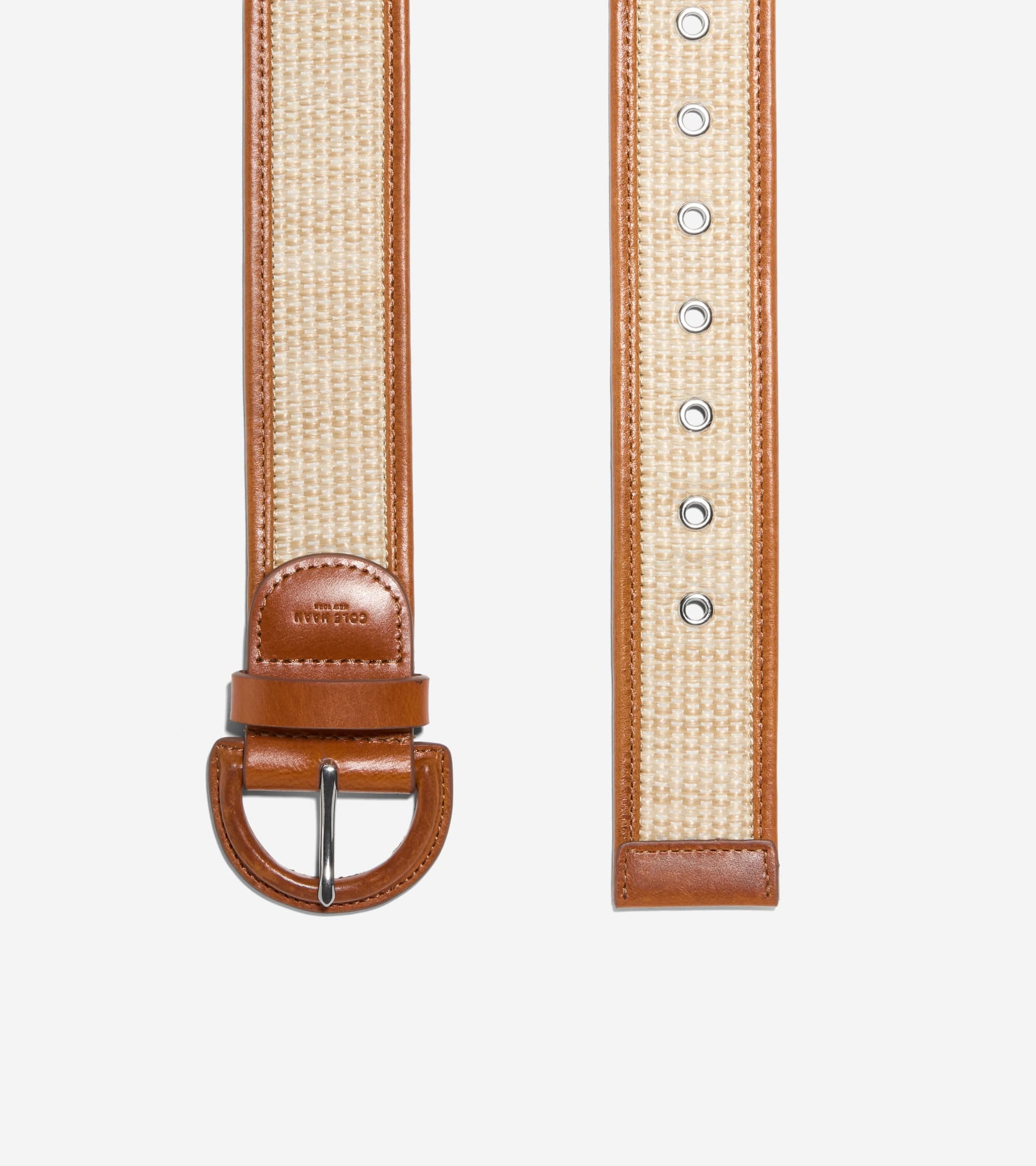 Women's 45MM Raffia Textured Belt