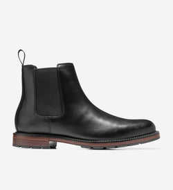 Men's Roundhill Grand Waterproof Chelsea Boots-Black