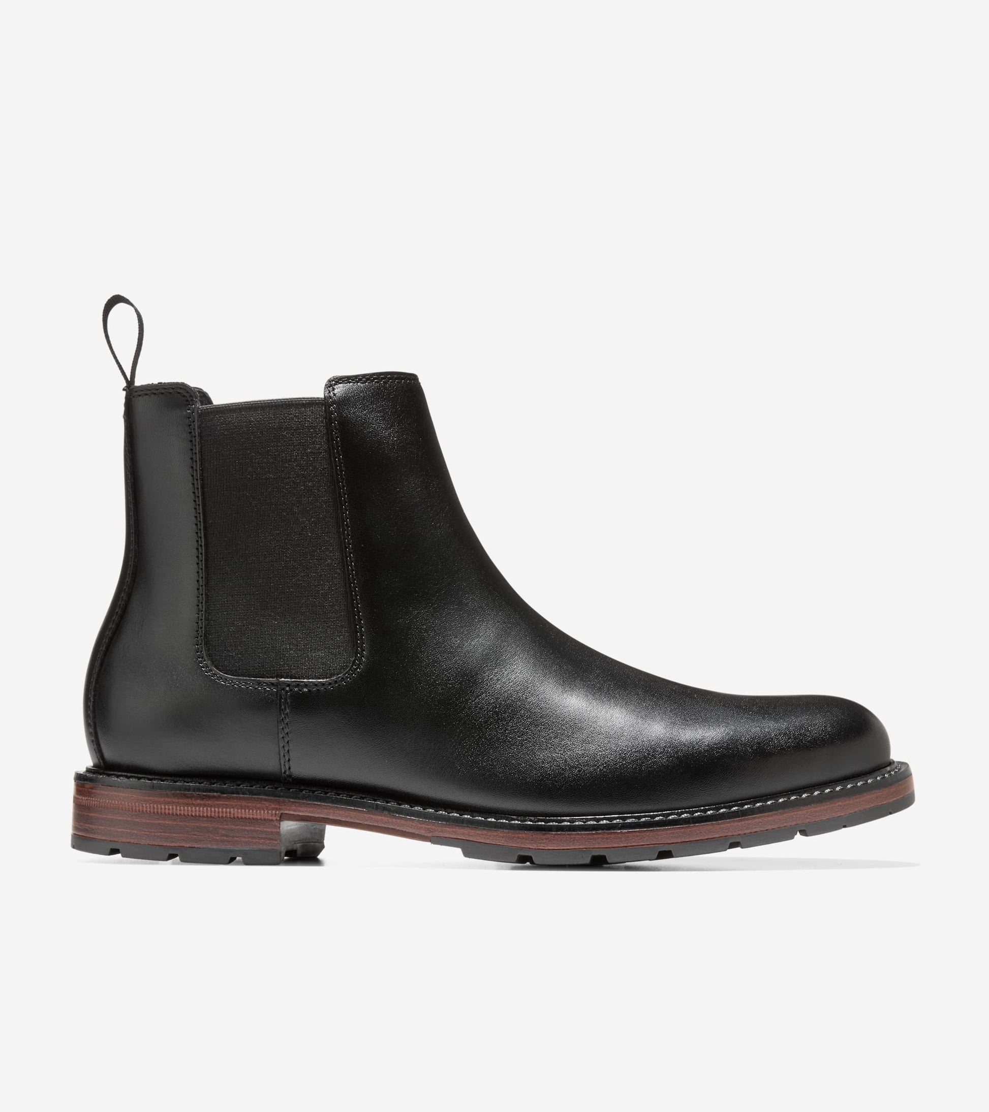 Men's Roundhill Grand Waterproof Chelsea Boots-Black