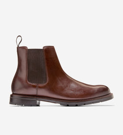 Men's Roundhill Grand Waterproof Chelsea Boots-Woodbury-Dark Chocolate