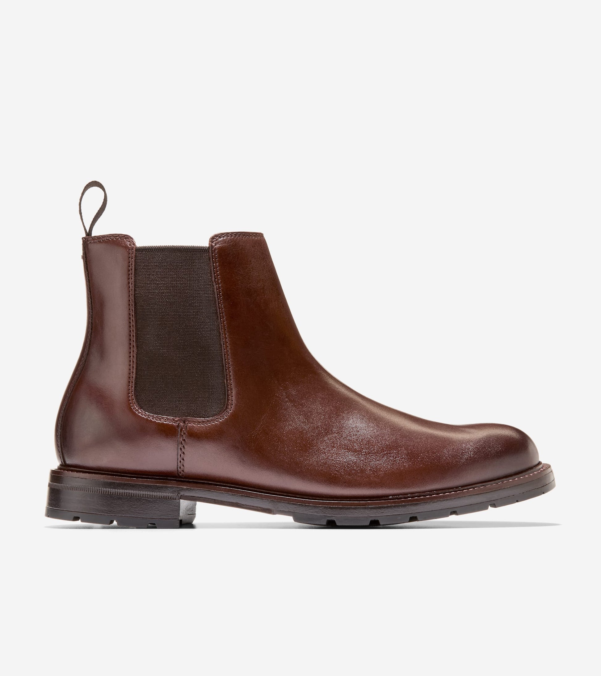 Men's Roundhill Grand Waterproof Chelsea Boots-Woodbury-Dark Chocolate