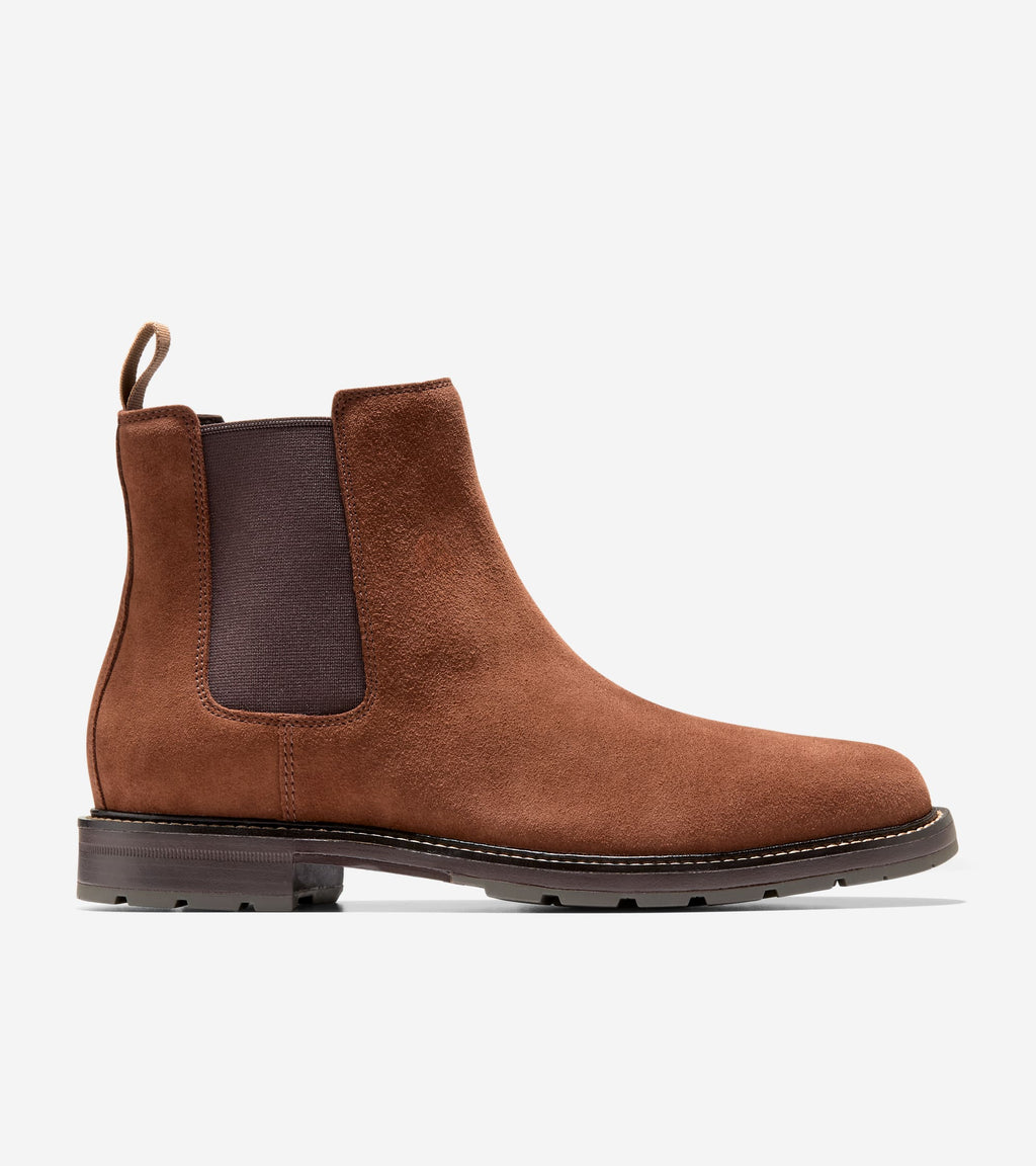 Men's Roundhill Grand Waterproof Chelsea Boots-Chestnut-Dark Chocolate