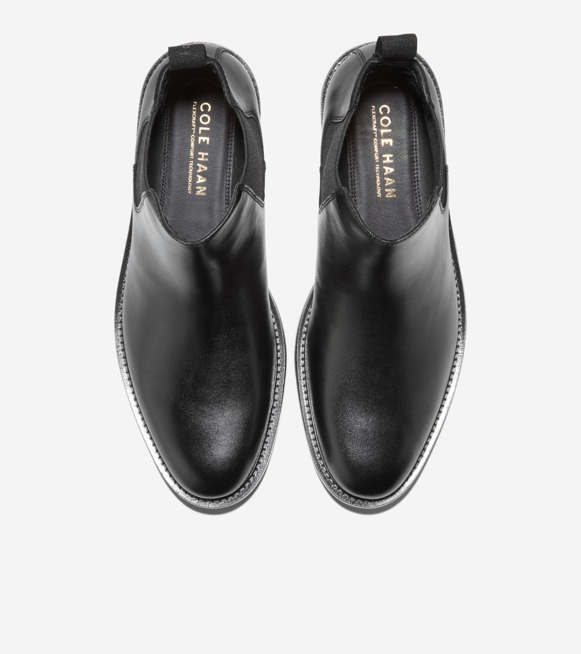Men's Roundhill Grand Waterproof Chelsea Boots-Black