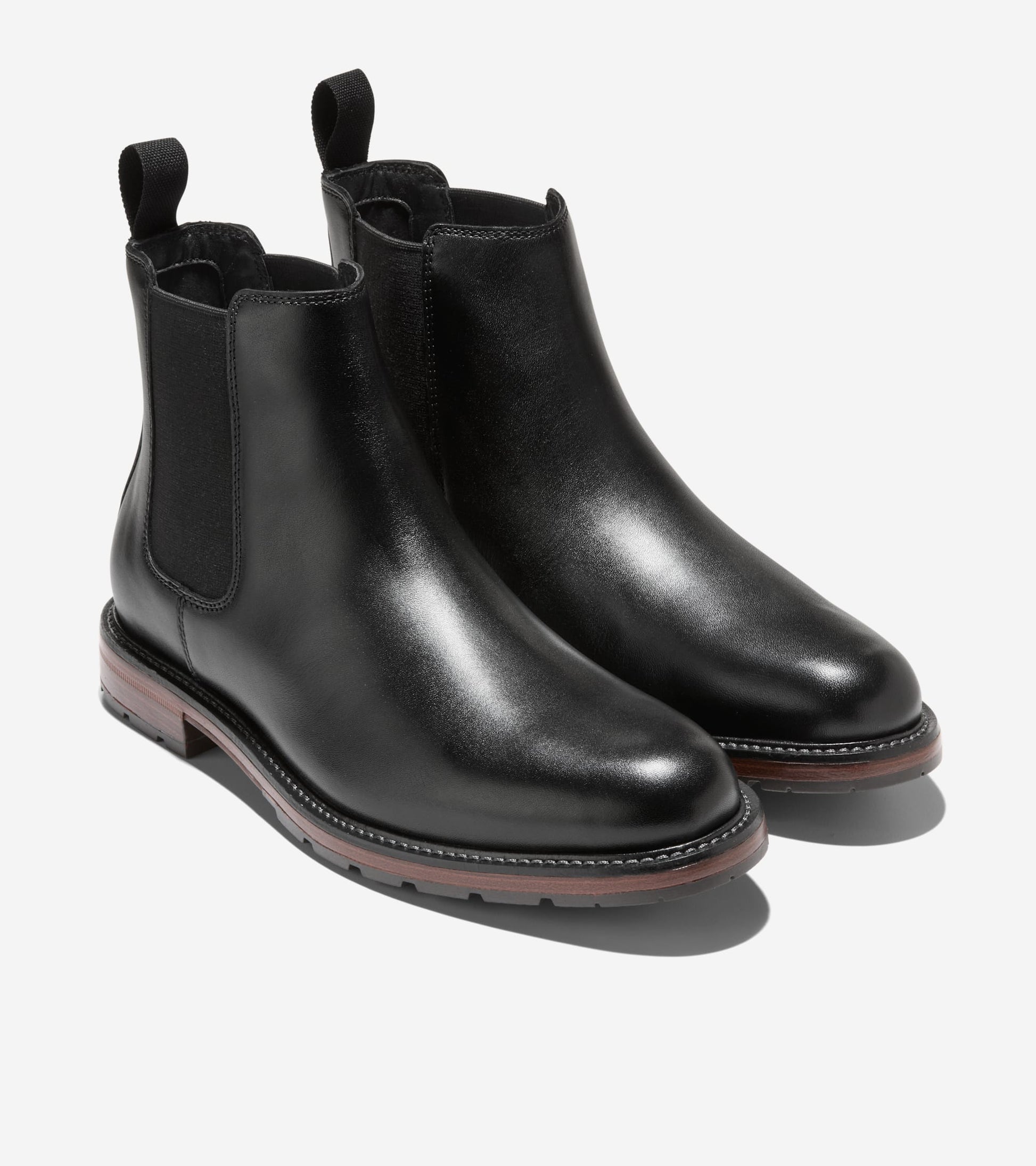 Men's Roundhill Grand Waterproof Chelsea Boots-Black