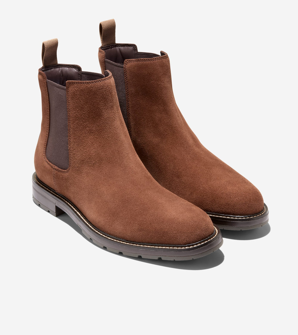Men's Roundhill Grand Waterproof Chelsea Boots-Chestnut-Dark Chocolate