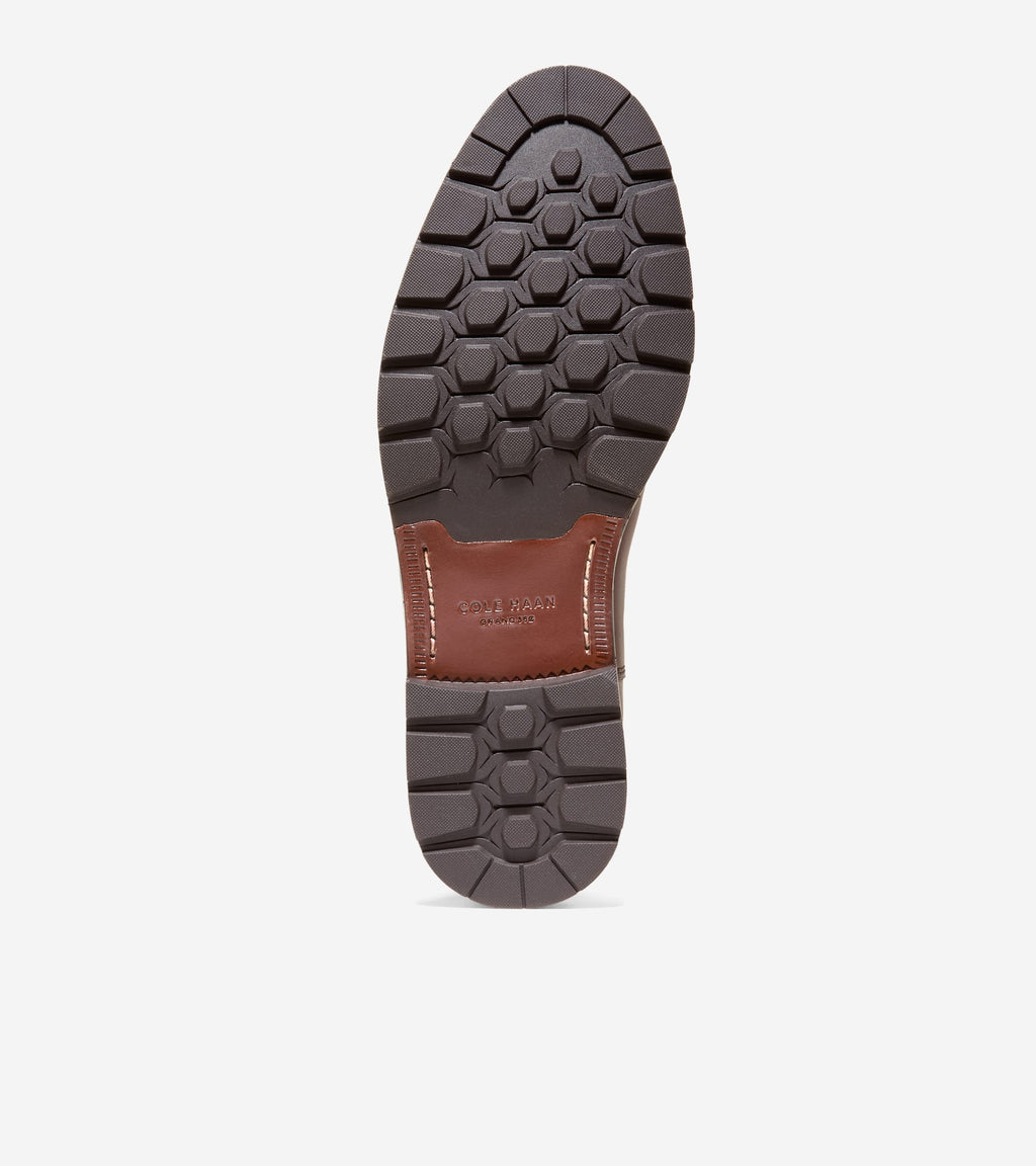 Men's Roundhill Grand Waterproof Chelsea Boots-Woodbury-Dark Chocolate