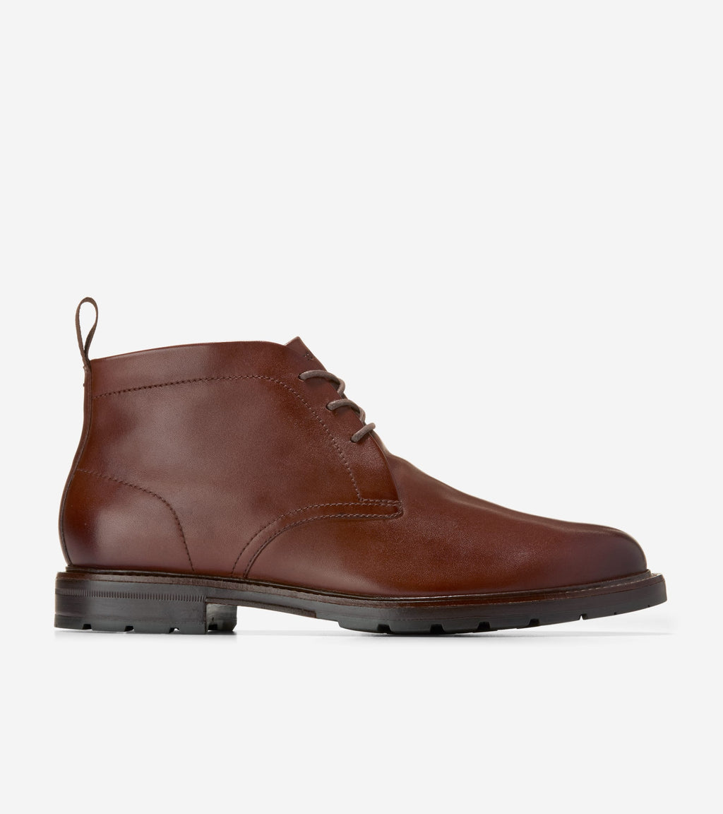 Men's Roundhill Grand Waterproof Chukka Boots-Woodbury-Dark Natural