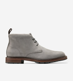 Men's Roundhill Grand Waterproof Chukka Boots-Steel Gray-Light Natural