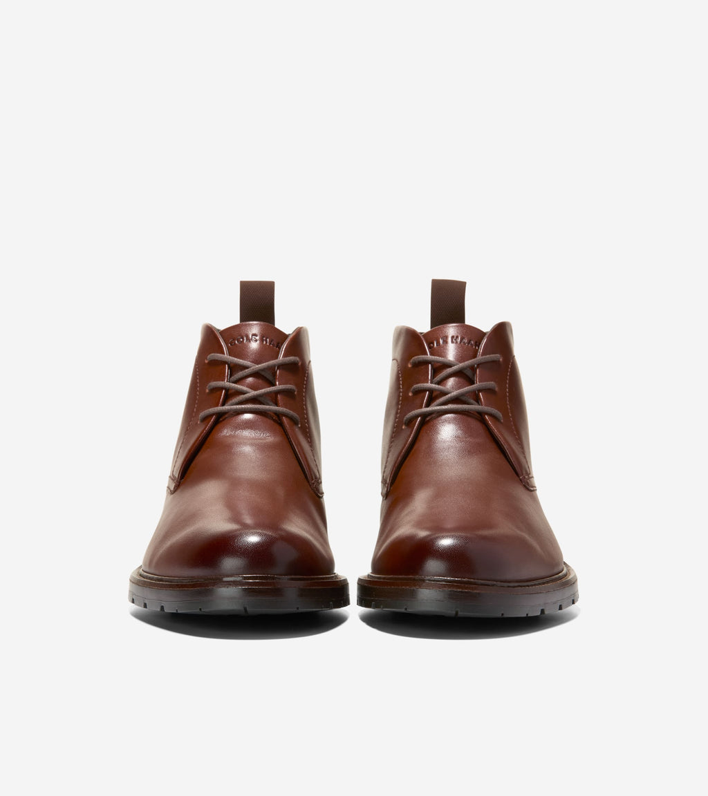 Men's Roundhill Grand Waterproof Chukka Boots-Woodbury-Dark Natural