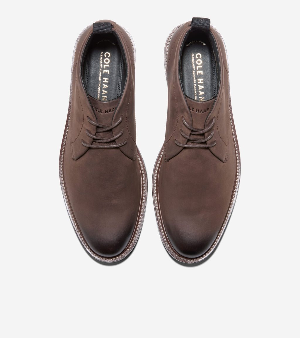 Men's Roundhill Grand Waterproof Chukka Boots-Dark Chocolate-Dark Natural